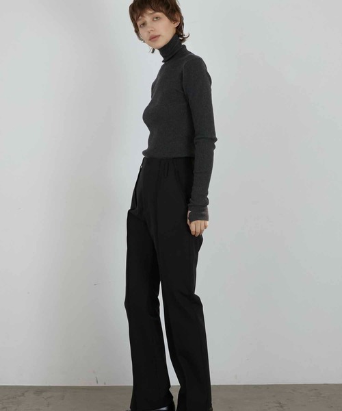 la peau de gem（ラポドゥジェム） パンツ 「LA PEAU DE GEM」pintuck