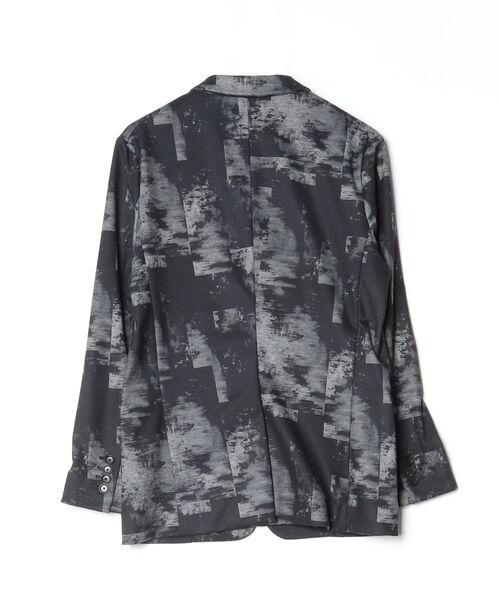 「NO ID.」 テーラードジャケット 1 ブラックミックス メンズ_画像2