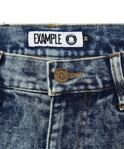 EXAMPLE（エグザンプル） デニムパンツ L ブルー メンズ : ZOZOTOWN