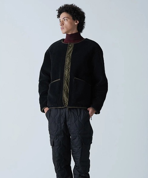 「TAION」 ダウンジャケット M ブラック メンズ_画像3