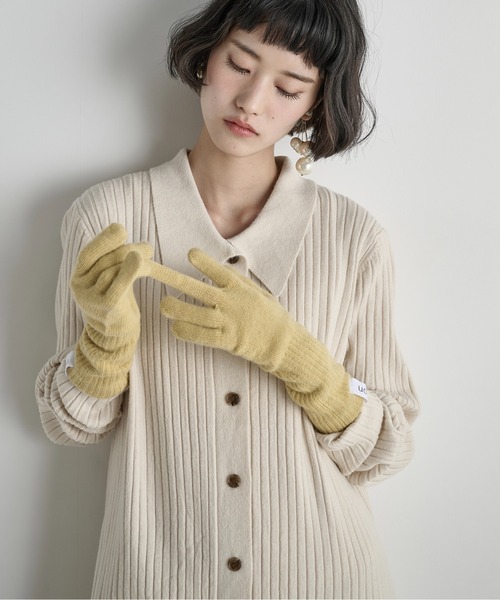 「THE YOn」 手袋 FREE アイボリー レディース_画像4