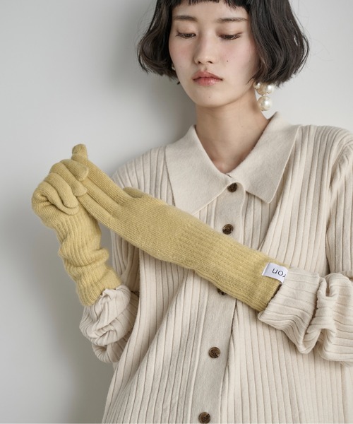 「THE YOn」 手袋 FREE アイボリー レディース_画像7