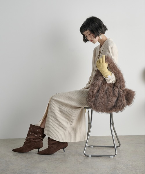 「THE YOn」 手袋 FREE アイボリー レディース_画像9