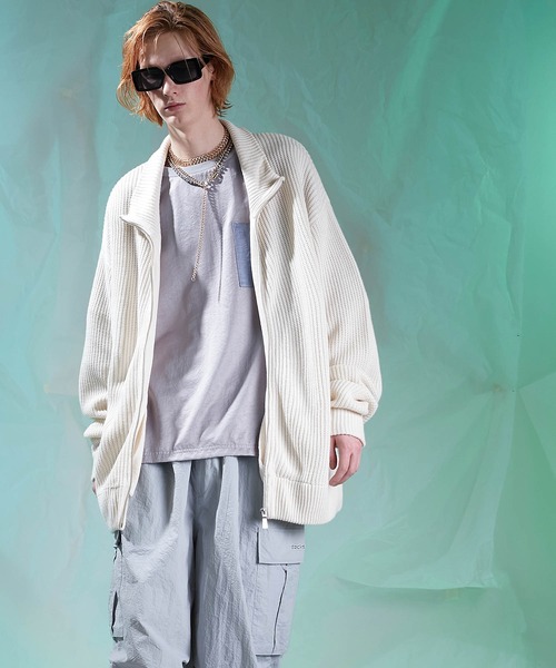 「ENDER PRODUCTS」 ニットカーディガン M ブラック メンズ_画像5