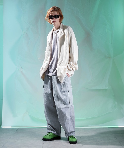 「ENDER PRODUCTS」 ニットカーディガン M ブラック メンズ_画像6