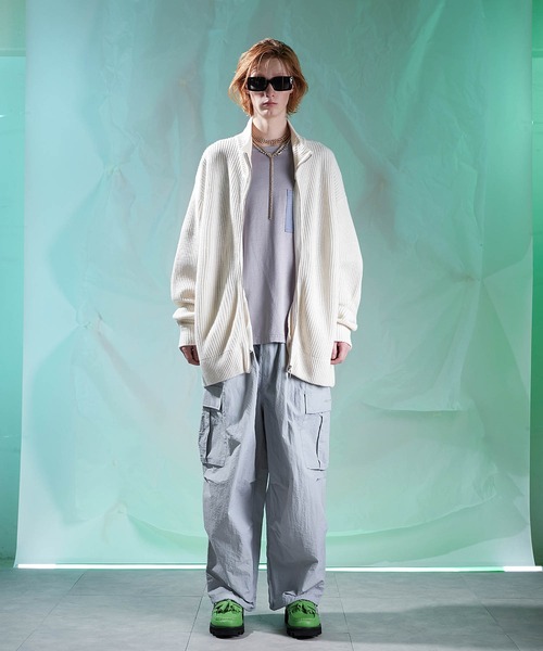 「ENDER PRODUCTS」 ニットカーディガン M ブラック メンズ_画像8