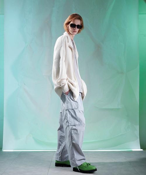 「ENDER PRODUCTS」 ニットカーディガン M ブラック メンズ_画像9