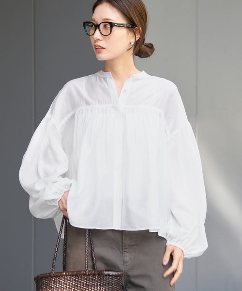FRAMeWORK（フレームワーク） ブラウス シャツ ギャザーブラウス