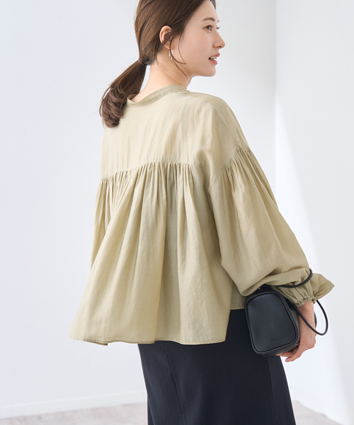 FRAMeWORK（フレームワーク） ブラウス シャツ ギャザーブラウス