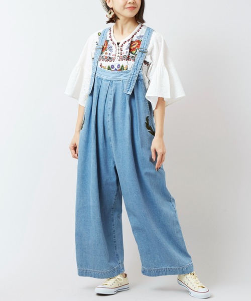 チャイハネ　デニムオーバーオール カシュデニサロペ(NAVY): 『チャイハネ』公式通販
