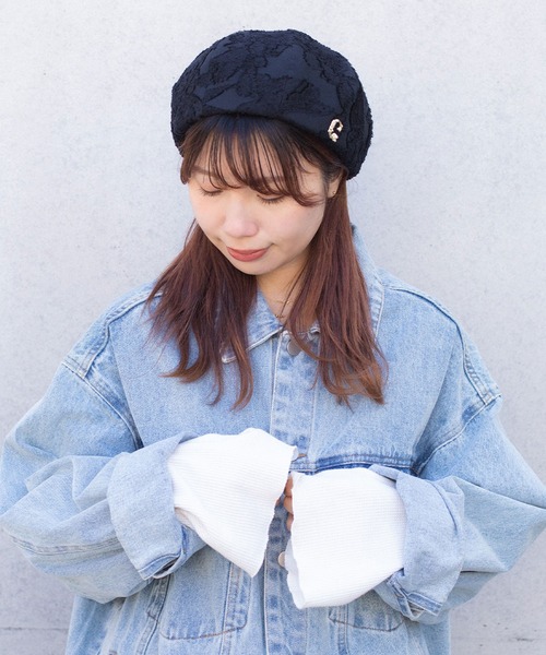 CA4LA（カシラ） uvカット 帽子 ベレー帽 HK JESSE4 レディース