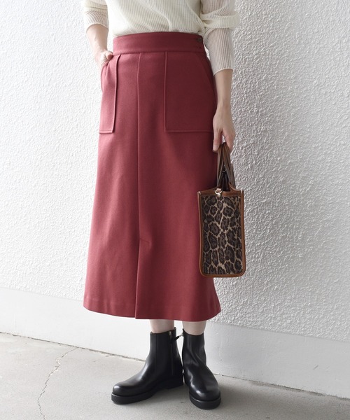 「SHIPS.me」 スカート L チャコールグレー レディース_画像3