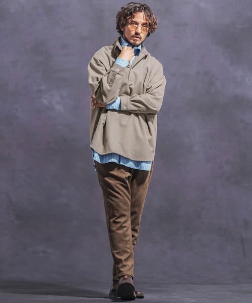 「Jih Nunc」 長袖シャツ L ブラック メンズ_画像5