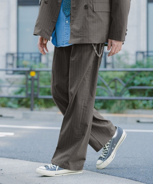 RAGEBLUE（レイジブルー） スラックス Extra Fabric Design Tuck