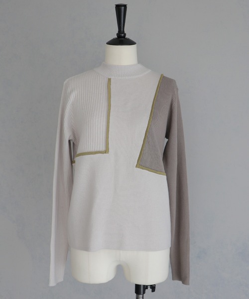 「&g'aime」 長袖ニット FREE ブラック レディース_画像2