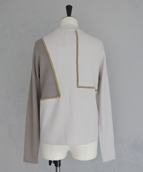 「&g'aime」 長袖ニット FREE ブラック レディース_画像4