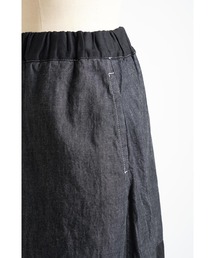 「gomme」 デニムスカート MEDIUM ブラック レディースの画像4