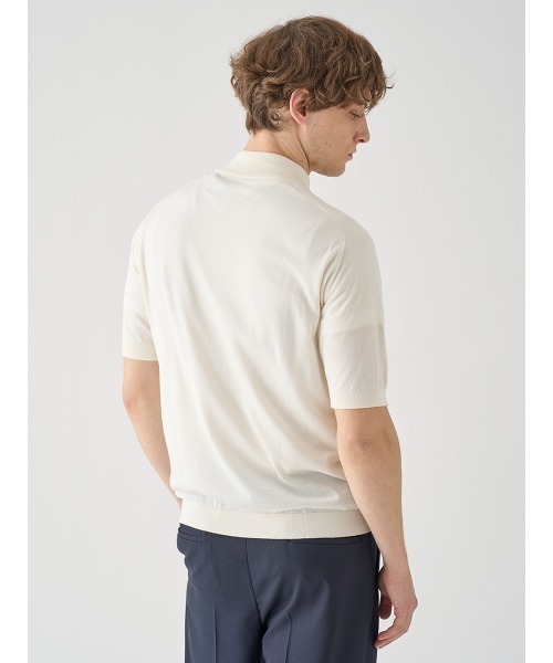 hiroyuji John Smedley 半袖 ニット 新品未使用 JOHN SMEDLEY（ジョンスメドレー） ニットT 半袖 プルオーバー メンズ