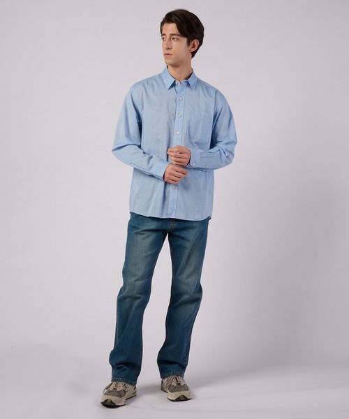 Eddie Bauer（エディーバウアー） シャツ コットンリネン 長袖 シャツ