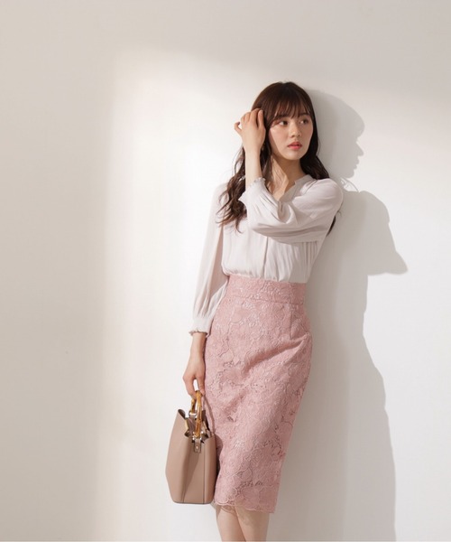 「PROPORTION BODY DRESSING」 7分袖ブラウス MEDIUM グレー レディース_画像3