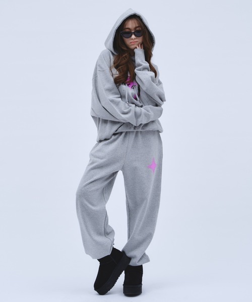 「JUST A NOON」 セットアップ FREE ブラック レディース_画像5