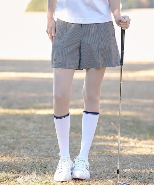 パンツ 「ADABAT NAVY」接触冷感 クールチドリキュロット レディースの画像