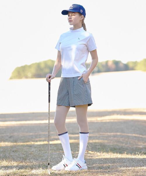 パンツ 「ADABAT NAVY」接触冷感 クールチドリキュロット レディースの画像