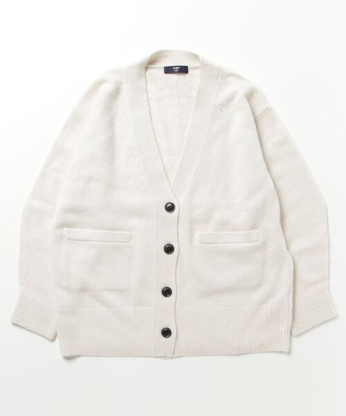 「SHIPS Colors」 ニットカーディガン ONE SIZE オフホワイト レディース_画像2