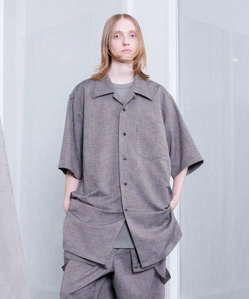 VOAAOV（ヴォアーブ） シャツ 「VOAAOV」TWEED / STRIPE - SET UP