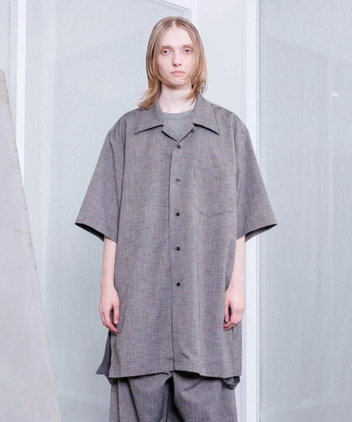 VOAAOV（ヴォアーブ） シャツ 「VOAAOV」TWEED / STRIPE - SET UP