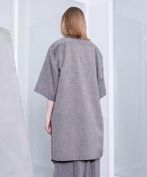 VOAAOV（ヴォアーブ） シャツ 「VOAAOV」TWEED / STRIPE - SET UP