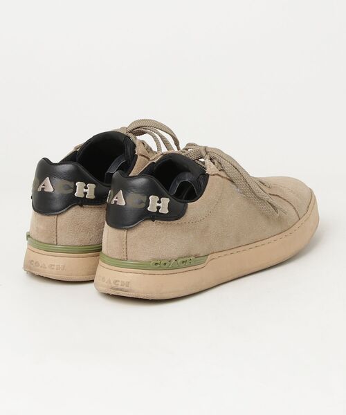 「COACH」 ローカットスニーカー 25.5cm ベージュ メンズの画像