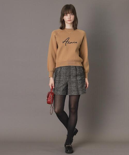 「DRESSTERIOR」 長袖ニット 40 ネイビー レディース_画像4