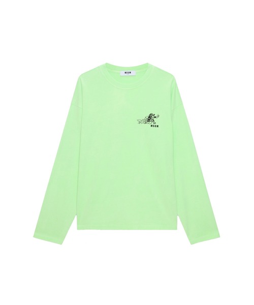 MSGM（エムエスジーエム） tシャツ MSGM SPRINT グラフィック ロング 