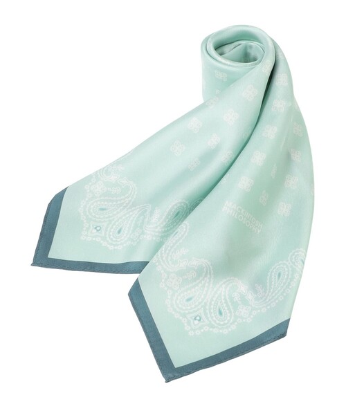 MASU 22SS  シルクスカーフ MASU(エムエーエスユー)のGALAXY SILK SCARF BLACK(スカーフ)の通販