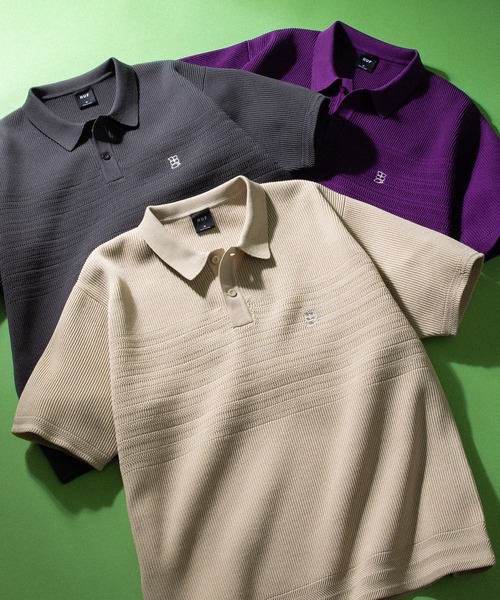 HUF（ハフ） ポロシャツ MEGABLAST KNIT POLO TOP メンズ レディース