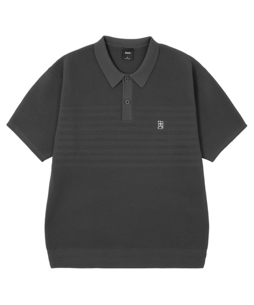 HUF（ハフ） ポロシャツ MEGABLAST KNIT POLO TOP メンズ レディース