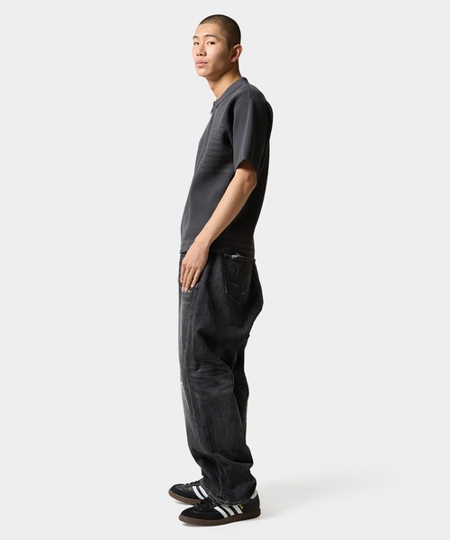 HUF（ハフ） ポロシャツ MEGABLAST KNIT POLO TOP メンズ レディース