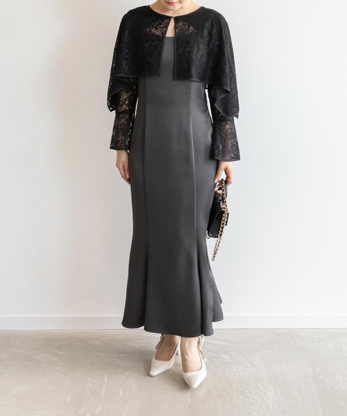 「RANDA」 コンビワンピース 1 ベージュ レディース_画像2