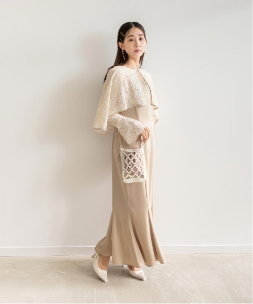 「RANDA」 コンビワンピース 1 ベージュ レディース_画像9