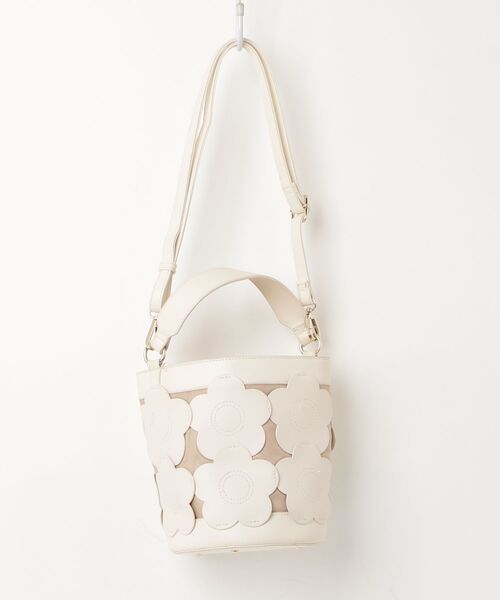 MARY QUANT（マリークヮント） 花柄2WAYバッグ - ベージュ レディース