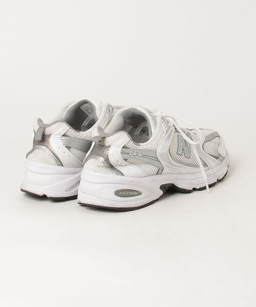 「New Balance」 ローカットスニーカー 28.5cm ホワイト メンズ_画像2
