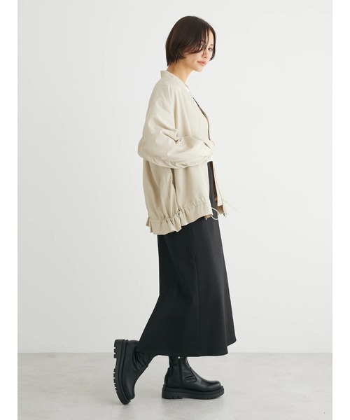 「Green Parks」 「chocol raffine robe」ブルゾン FREE カーキ レディース_画像6