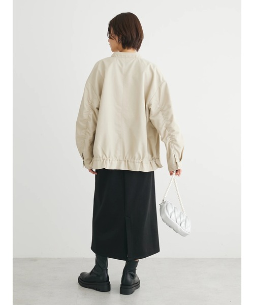 「Green Parks」 「chocol raffine robe」ブルゾン FREE カーキ レディース_画像7