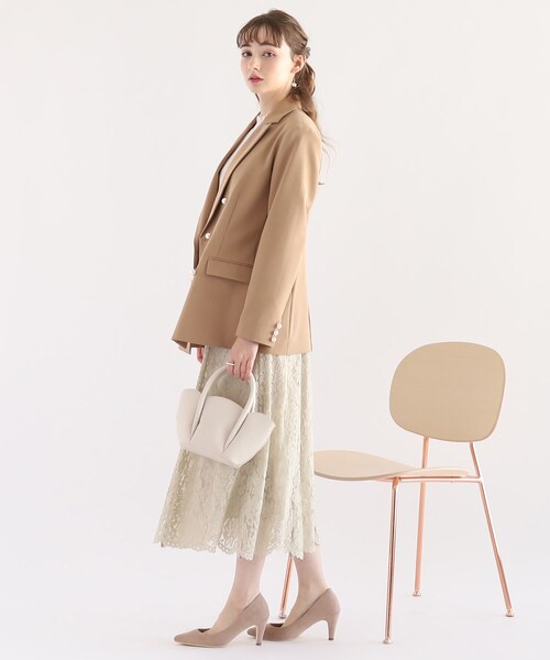 「couture brooch」 テーラードジャケット 42 ネイビー レディース_画像2