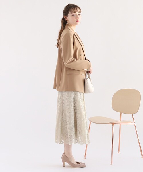 「couture brooch」 テーラードジャケット 42 ネイビー レディース_画像7