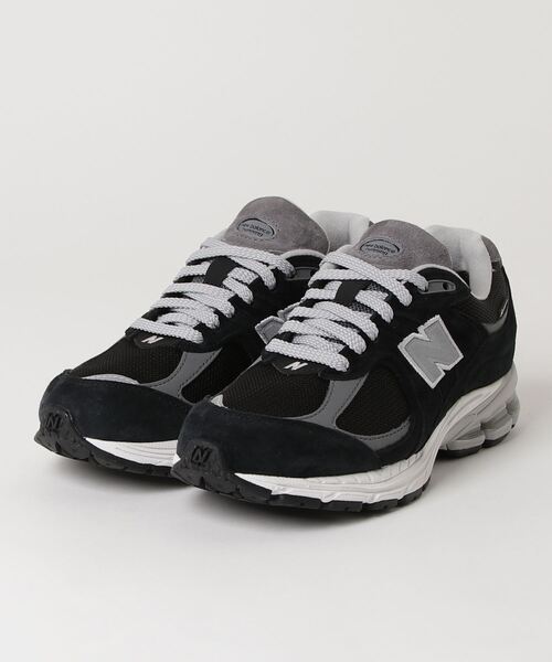 「New Balance」 ローカットスニーカー 24cm ブラック レディース
