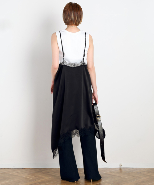 AP STUDIO スラックス パンツ 追加エラスティックパンツ レディース