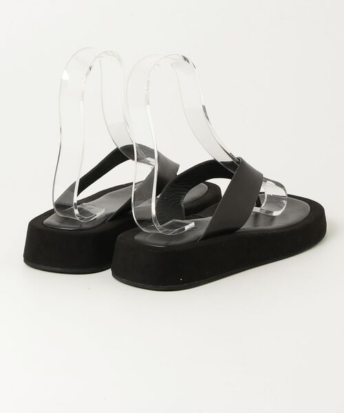 Tony Bianco」 Ives Flip Flop Black Como ビーチサンダル 6 ブラック