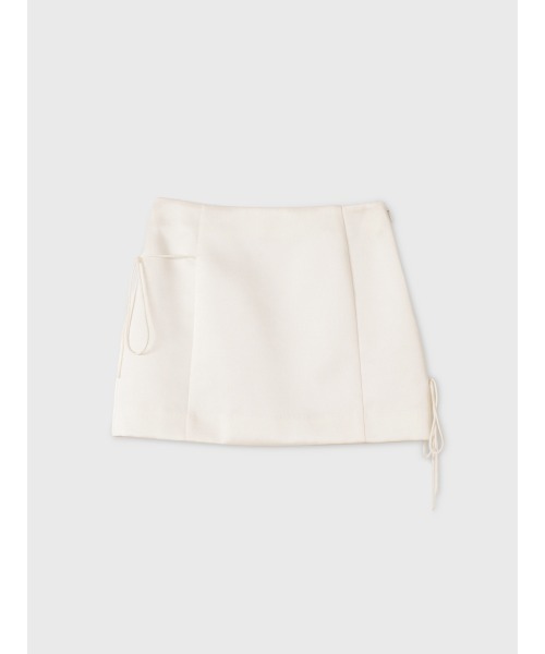 スカート SATIN RIBBON MINI SKIRTの画像